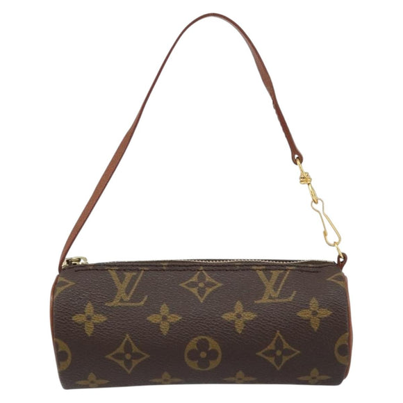LOUIS VUITTON Monogram Papillon Pouch LV Auth 159488