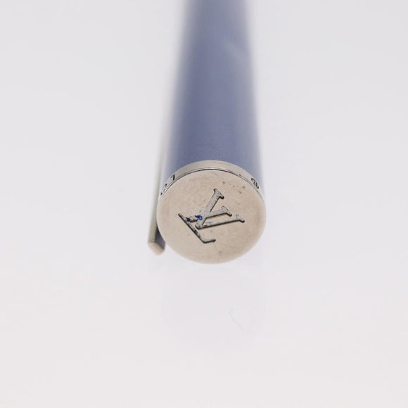 LOUIS VUITTON Jetligne Pen metal Blue N79229 LV Auth 159489