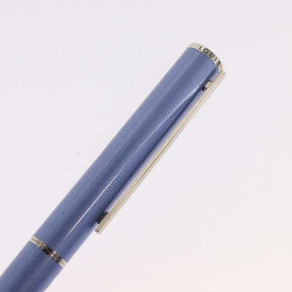 LOUIS VUITTON Jetligne Pen metal Blue N79229 LV Auth 159489