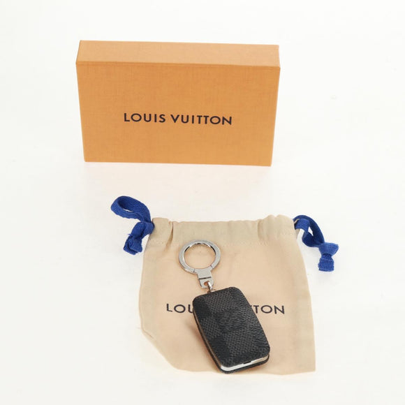 LOUIS VUITTON Damier Graphite Astropill Key Holder M66123 LV Auth 159490M