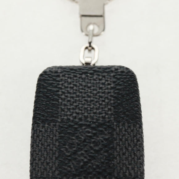 LOUIS VUITTON Damier Graphite Astropill Key Holder M66123 LV Auth 159490M