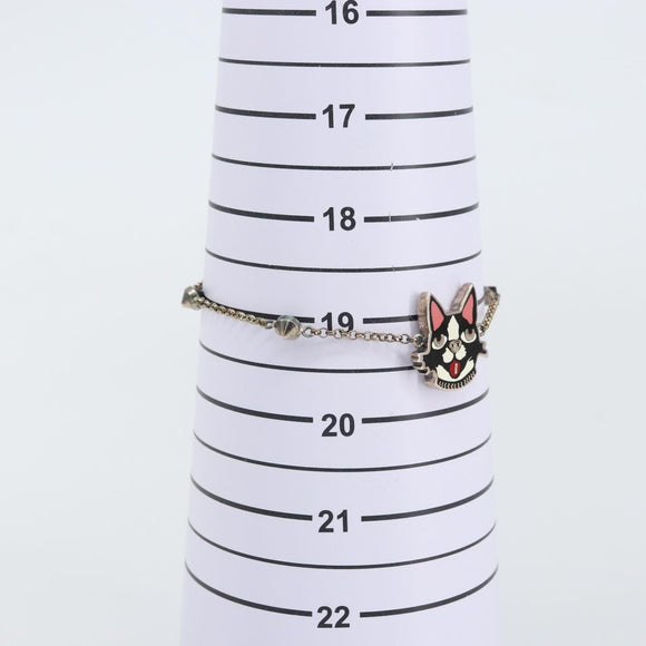 GUCCI Bracelet Ag925 BOSCO&ORSO Silver Auth 159492M