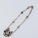 GUCCI Bracelet Ag925 BOSCO&ORSO Silver Auth 159492M-4