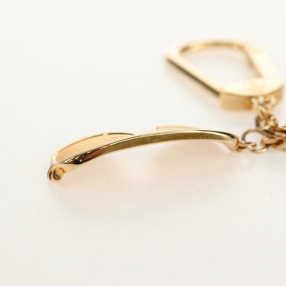LOUIS VUITTON Porte Cles Cannes Schlüsselanhänger Metall Gold M65383 LV Auth 159493M