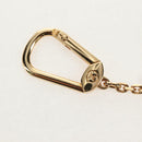 LOUIS VUITTON Porte Cles Cannes Schlüsselanhänger Metall Gold M65383 LV Auth 159493M-12