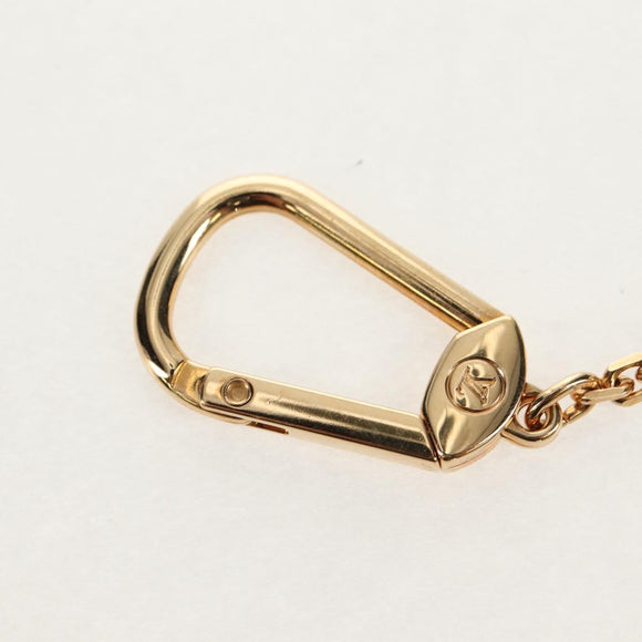 LOUIS VUITTON Porte Cles Cannes Schlüsselanhänger Metall Gold M65383 LV Auth 159493M