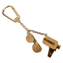 LOUIS VUITTON Porte Cles Cannes Schlüsselanhänger Metall Gold M65383 LV Auth 159493M-1