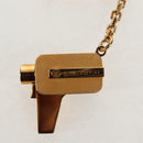 LOUIS VUITTON Porte Cles Cannes Key Holder metal Gold M65383 LV Auth 159493M-4
