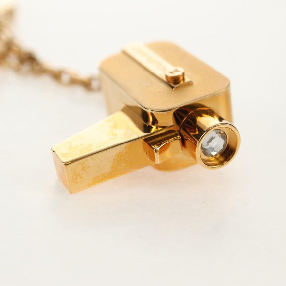 LOUIS VUITTON Porte Cles Cannes Schlüsselanhänger Metall Gold M65383 LV Auth 159493M