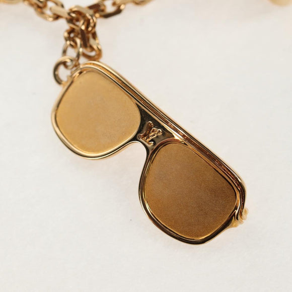 LOUIS VUITTON Porte Cles Cannes Schlüsselanhänger Metall Gold M65383 LV Auth 159493M