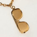LOUIS VUITTON Porte Cles Cannes Schlüsselanhänger Metall Gold M65383 LV Auth 159493M-9