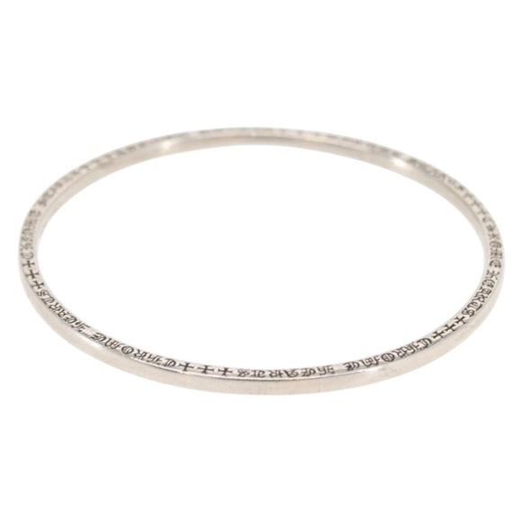 Chrome Hearts NTFL Spacer Bangle Bracelet Ag925 Silver Auth 159496SM