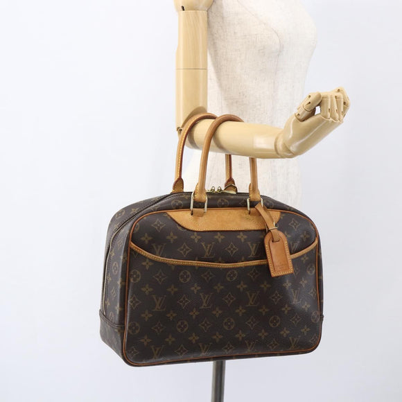 LOUIS VUITTON Monogram Deauville Hand Bag M47270 LV Auth 159521