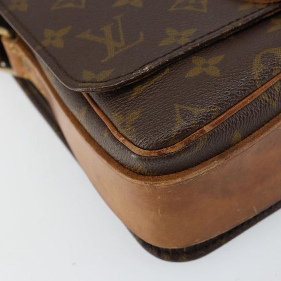 LOUIS VUITTON Monogram Cartouchiere MM Shoulder Bag M51253 LV Auth 159527