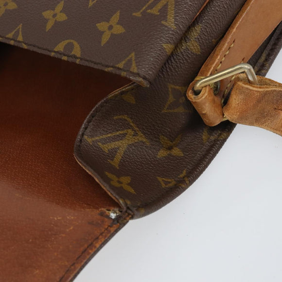 LOUIS VUITTON Monogram Cartouchiere MM Shoulder Bag M51253 LV Auth 159527