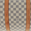 LOUIS VUITTON Damier Azur Keepall 50 Boston Bag N41430 LV Auth 159533V-6