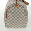 LOUIS VUITTON Damier Azur Keepall 50 Boston Bag N41430 LV Auth 159533V-4