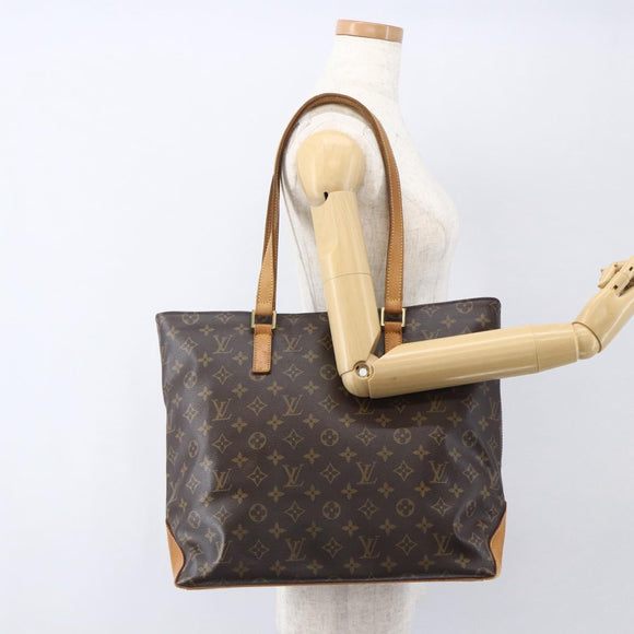 LOUIS VUITTON Monogram Cabas Mezzo Tote Bag M51151 LV Auth 159534