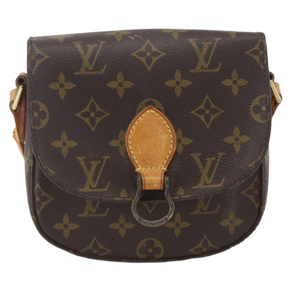 LOUIS VUITTON Monogram Saint Cloud PM Shoulder Bag M51244 LV Auth 159544