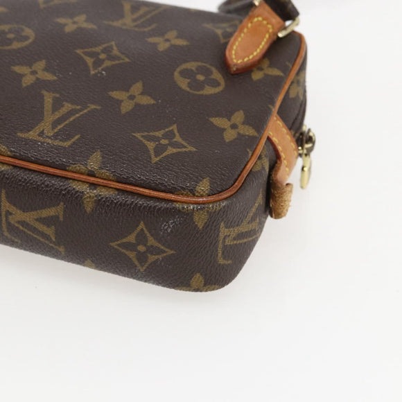 LOUIS VUITTON Monogram Marly Bandouliere Umhängetasche M51828 LV Auth 159555