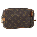LOUIS VUITTON Monogram Marly Bandouliere Umhängetasche M51828 LV Auth 159555-1