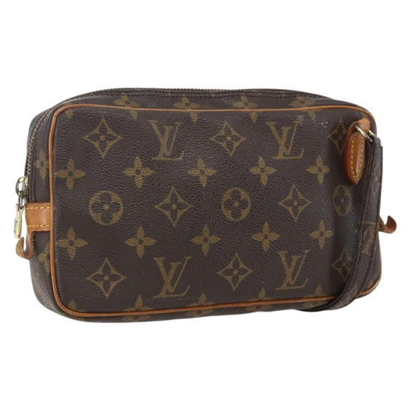 LOUIS VUITTON Monogram Marly Bandouliere Umhängetasche M51828 LV Auth 159555