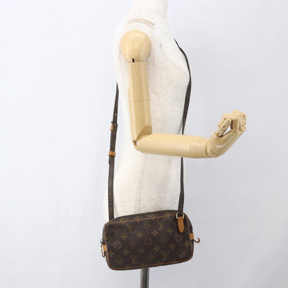 LOUIS VUITTON Monogram Marly Bandouliere Umhängetasche M51828 LV Auth 159555