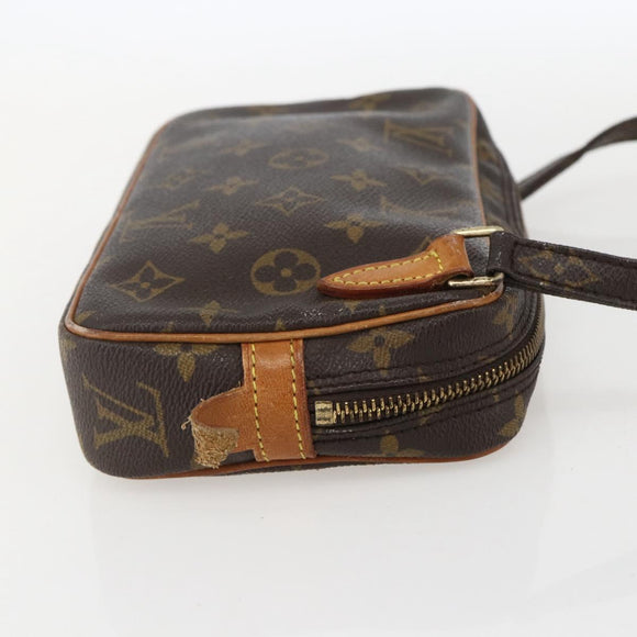 LOUIS VUITTON Monogram Marly Bandouliere Umhängetasche M51828 LV Auth 159555
