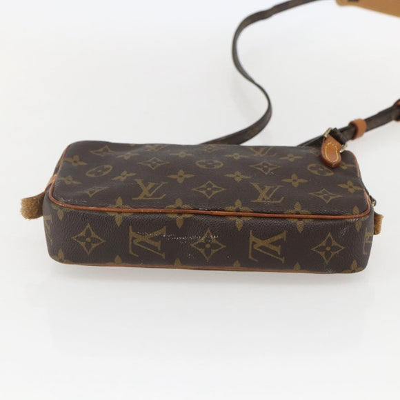 LOUIS VUITTON Monogram Marly Bandouliere Umhängetasche M51828 LV Auth 159555