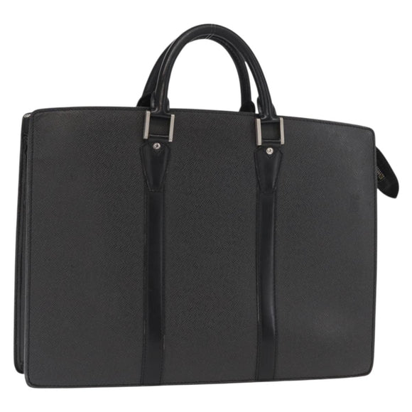 LOUIS VUITTON Taiga Porte Documents Rozan Bag Ardoise M30052 LV Auth 159556