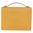 LOUIS VUITTON Epi Monceau 28 Hand Bag 2way Yellow M52129 LV Auth 159558-2