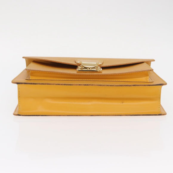 LOUIS VUITTON Epi Monceau 28 Hand Bag 2way Yellow M52129 LV Auth 159558