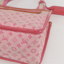 LOUIS VUITTON Monogram Mini Lin Catlin Handtas Roze Goud M92930 LV Auth 159562-9