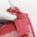 LOUIS VUITTON Monogram Mini Suck Catlin Hand Bag Pink Gold M92930 LV Auth 159562-10
