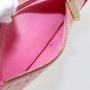 LOUIS VUITTON Monogram Mini Suck Catlin Hand Bag Pink Gold M92930 LV Auth 159562-23