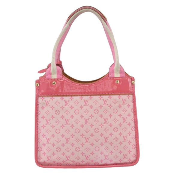 LOUIS VUITTON Monogram Mini Lin Catlin Handtas Roze Goud M92930 LV Auth 159562