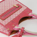 LOUIS VUITTON Monogram Mini Suck Catlin Hand Bag Pink Gold M92930 LV Auth 159562-6