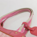 LOUIS VUITTON Monogram Mini Suck Catlin Hand Bag Pink Gold M92930 LV Auth 159562-8