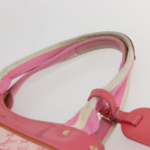 LOUIS VUITTON Monogram Mini Lin Catlin Handtas Roze Goud M92930 LV Auth 159562