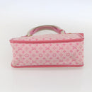 LOUIS VUITTON Monogram Mini Suck Catlin Hand Bag Pink Gold M92930 LV Auth 159562-5