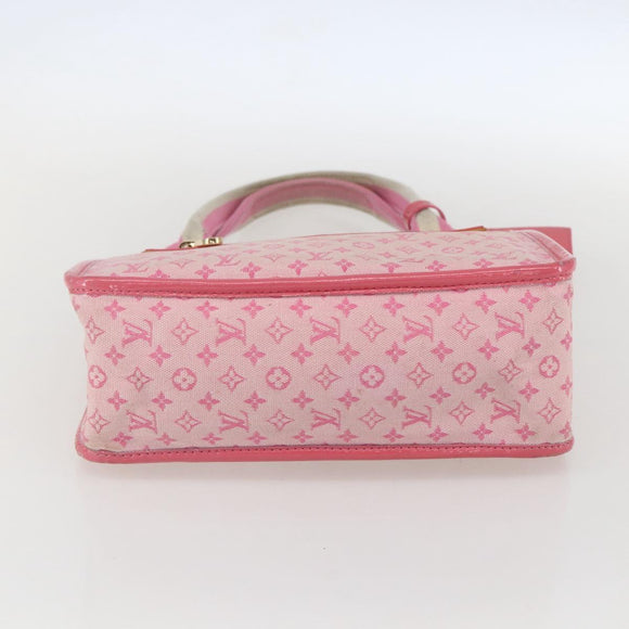LOUIS VUITTON Monogram Mini Suck Catlin Hand Bag Pink Gold M92930 LV Auth 159562