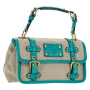 LOUIS VUITTON Antigua Sac Express PM Bag Turquoise Blue M92396 LV Auth 159564SAV-1