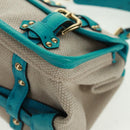 LOUIS VUITTON Antigua Sac Express PM Bag Turquoise Blue M92396 LV Auth 159564SAV-15