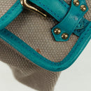 LOUIS VUITTON Antigua Sac Express PM Bag Turquoise Blue M92396 LV Auth 159564SAV-9