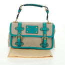 LOUIS VUITTON Antigua Sac Express PM Bag Turquoise Blue M92396 LV Auth 159564SAV-12