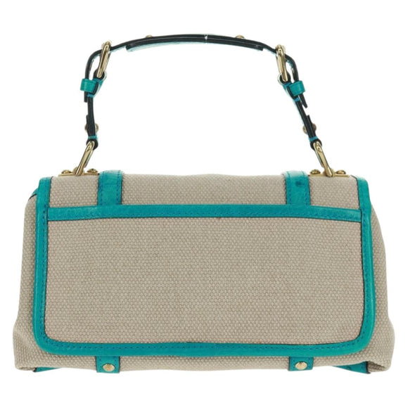 LOUIS VUITTON Antigua Sac Express PM Bag Turquoise Blue M92396 LV Auth 159564SAV