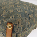 LOUIS VUITTON Monogram Denim Buggy PM Shoulder Bag Blue M95049 LV Auth 159565-17