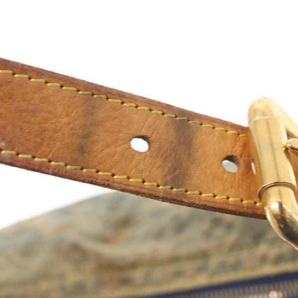 LOUIS VUITTON Monogram Denim Buggy PM Shoulder Bag Blue M95049 LV Auth 159565