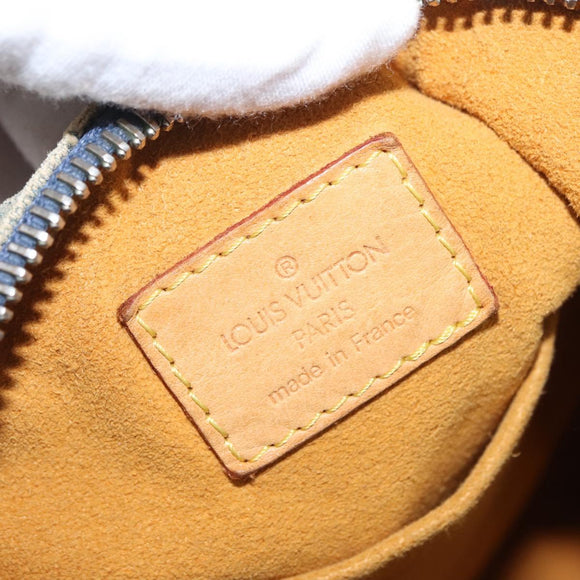 LOUIS VUITTON Monogram Denim Buggy PM Shoulder Bag Blue M95049 LV Auth 159565