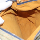 LOUIS VUITTON Monogram Denim Buggy PM Shoulder Bag Blue M95049 LV Auth 159565-23